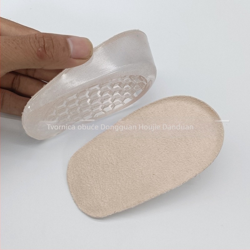 Gel podloga za podizanje pete, nevidljiva unutarnja podizna visina, đon s ćelijastim dnom za apsorpciju udara, pola veličine, unisex, pogodna za tenisice, kožne cipele, čizme i casual obuću, veličine 35–46