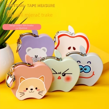 Mini mekana mjerna traka — višestruko mjerenje struka, visine i 3D, plastični materijal, domet 2 m (Apple Tape Measure)