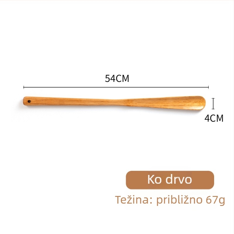 Drvena dugačka obuvalica s bambus spojem, bez savijanja, 12 stilova, šifra X