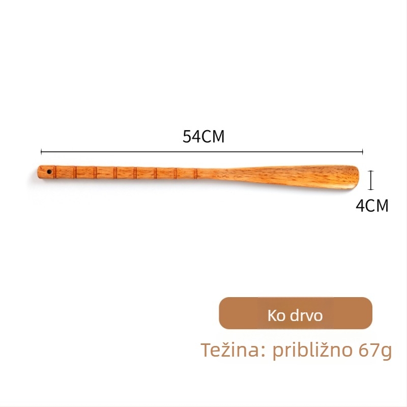 Drvena dugačka obuvalica s bambus spojem, bez savijanja, 12 stilova, šifra X