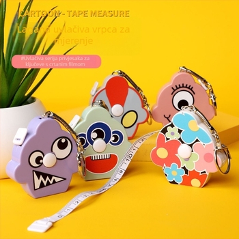 Chaopinle Monster Ruler mini mekana mjerna traka – plastika, domet mjerenja 2 m, za mjerenje struka i tijela, kućna upotreba