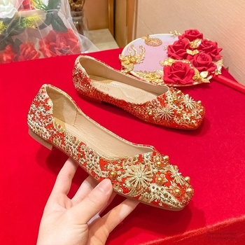 Ženske papuče Corduroy gornji dio, gumeni potplat, Anti-Slip, jesen