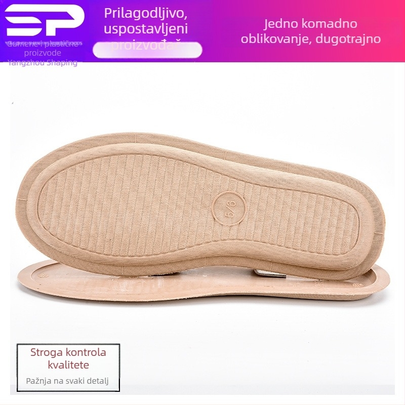 Ženske casual ravne cipele s gumom i TPR potplatom, prilagodljiv model