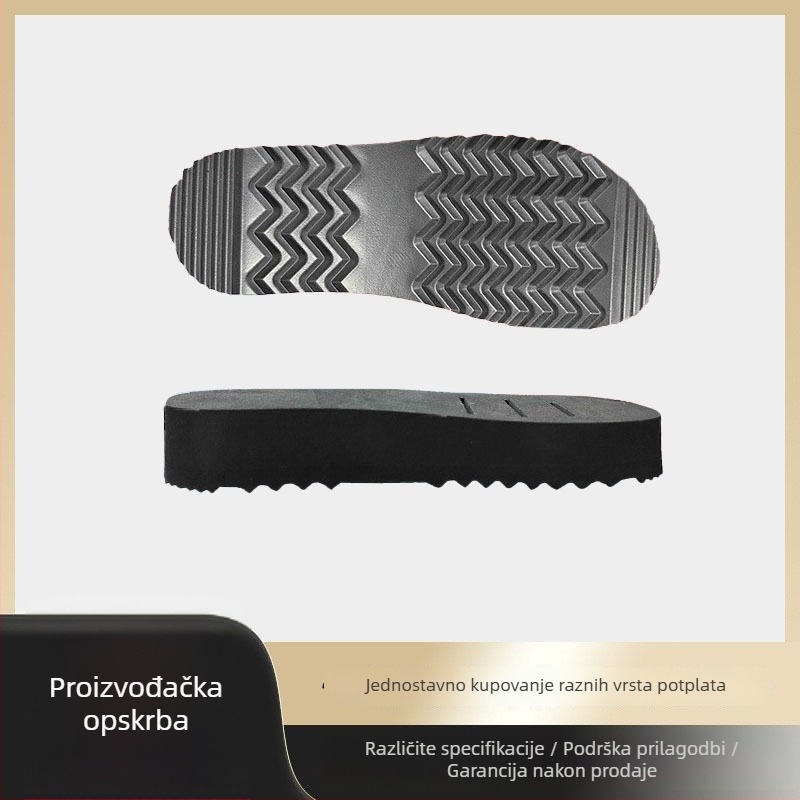 Papuče i sandale s debelim potplatom za svakodnevnu obuću, protuklizne i otporne na habanje, model S1-8898, prilagodljive