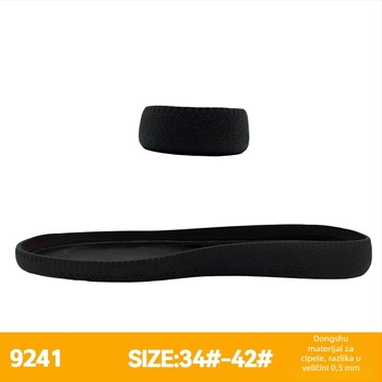 Gumeni materijal za potplat obuće za žene, model 9241, pogodan za sandale i casual cipele, proizvodni ciklus 7–10 dana, ciklus ispitivanja 7 dana