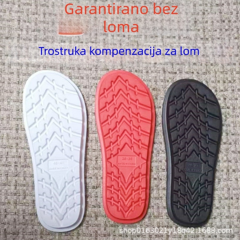 Su Tianlong ručno izrađene papuče s EVA potplatom, okrugli vrh, pamuk materijal