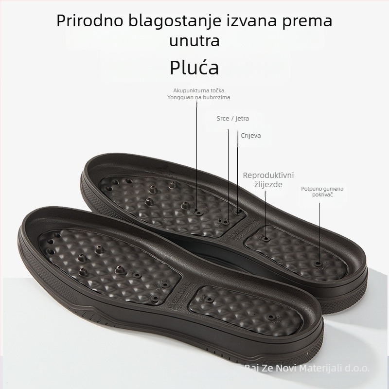 Gumene uloške za cipele za četiri godišnja doba s masažom, protuklizne i debeo potplat