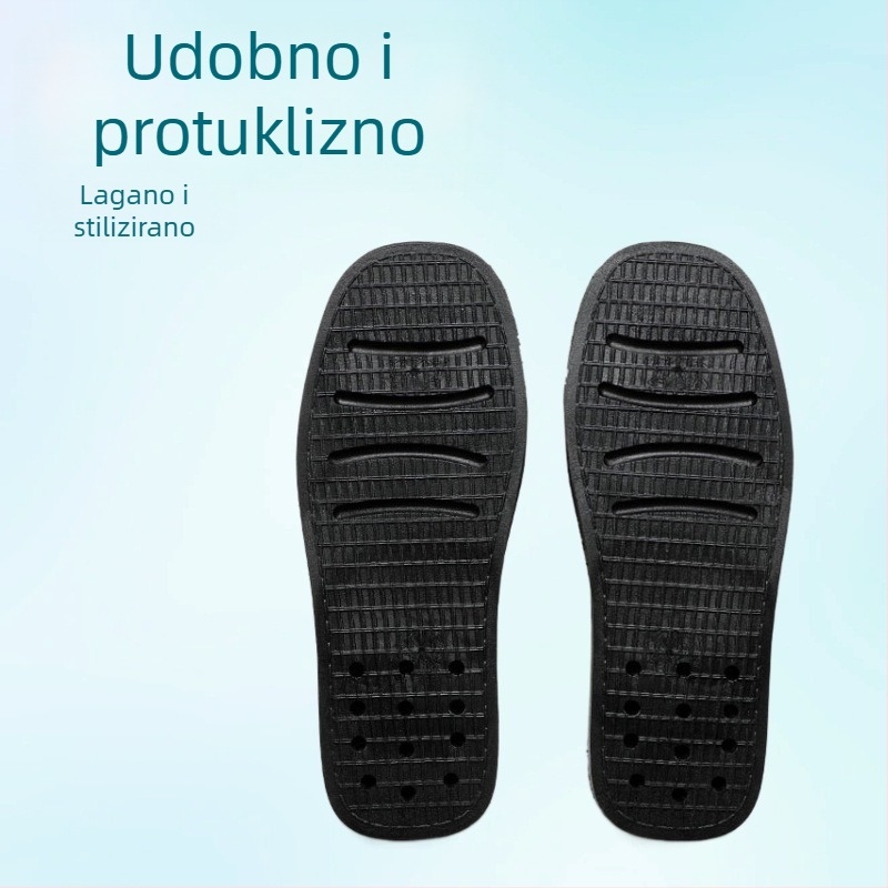 Papuče Tengxin C011, potplat od prozračne tkanine s zračnom podlogom, gumena konstrukcija, cjelogodišnje udobno nošenje