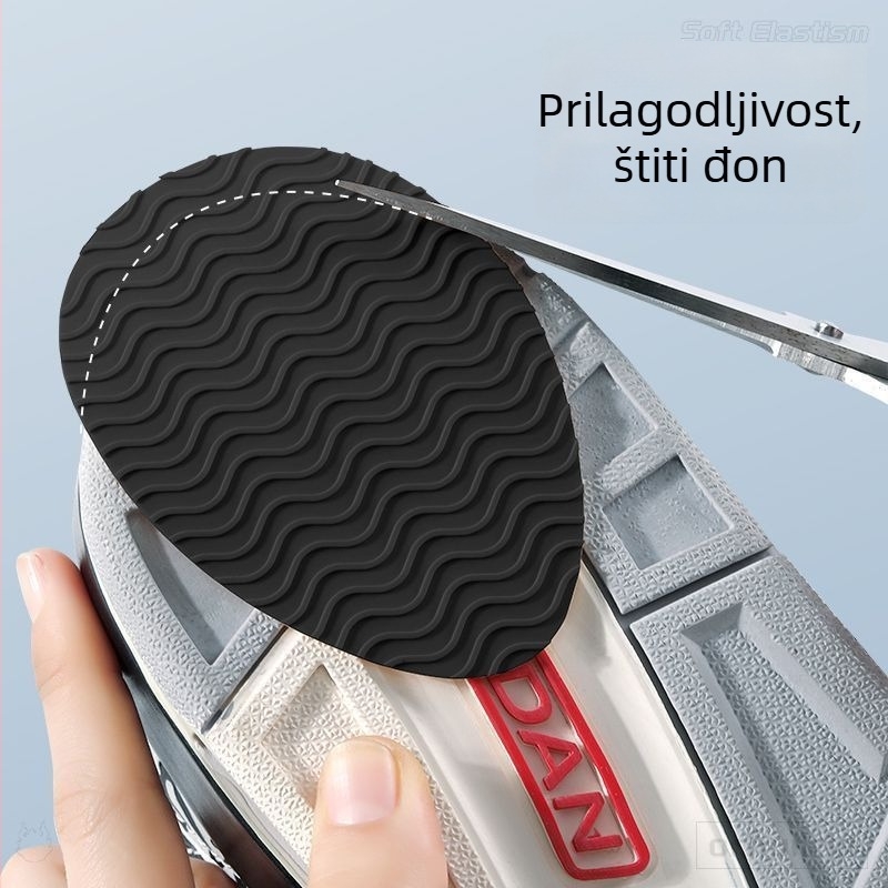 Zaštitna folija za prednju potplat visokih cipela — guma, Water Drop stil, Anti-slip sole model, za sva godišnja doba
