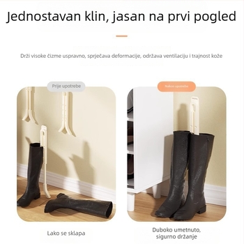Prilagodljiva potpora za čizme – univerzalna potpora za čizme, protiv bora, protiv deformacije, skladištenje čizmi