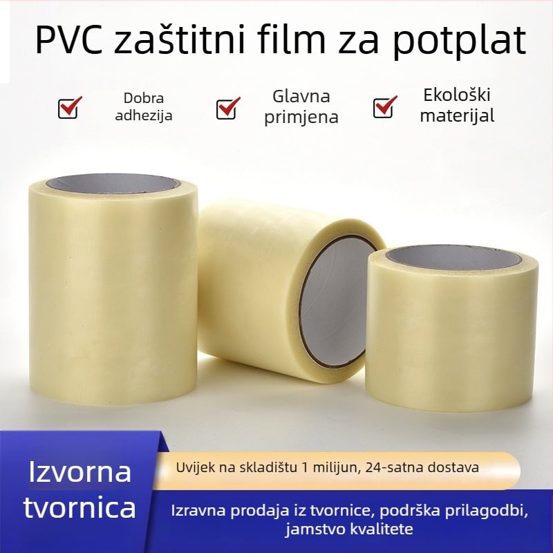 PVC zaštitni film za potplat cipela, viskoznost visoka, debljina 0,1 mm, zaštita od prašine, protuklizno, bez ostataka
