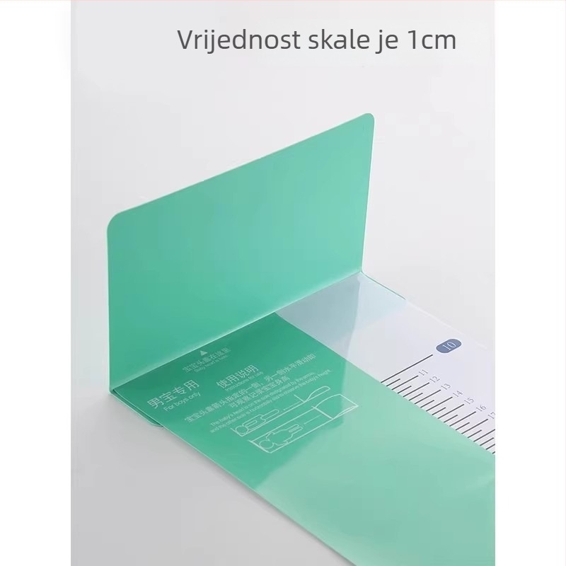 Dječja podloga za mjerenje visine i tjelesne mase s preciznom mjernom trakom – kućna upotreba; materijal: Drugo; pogodno za 1–3 godine