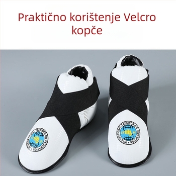 ITF Taekwondo rukavice i zaštitne navlake za stopala za natjecateljsku pripremu – zaštitni dijelovi: dlan, zglob, lakat, gležanj; materijal: poliestersko vlakno