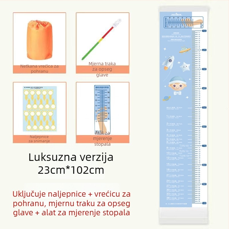 Jastučić za mjerenje visine i težine beba