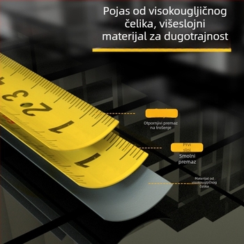 Deli čelična mjeračka traka, model Effective, raspon 1-50, Uvoz: Ne