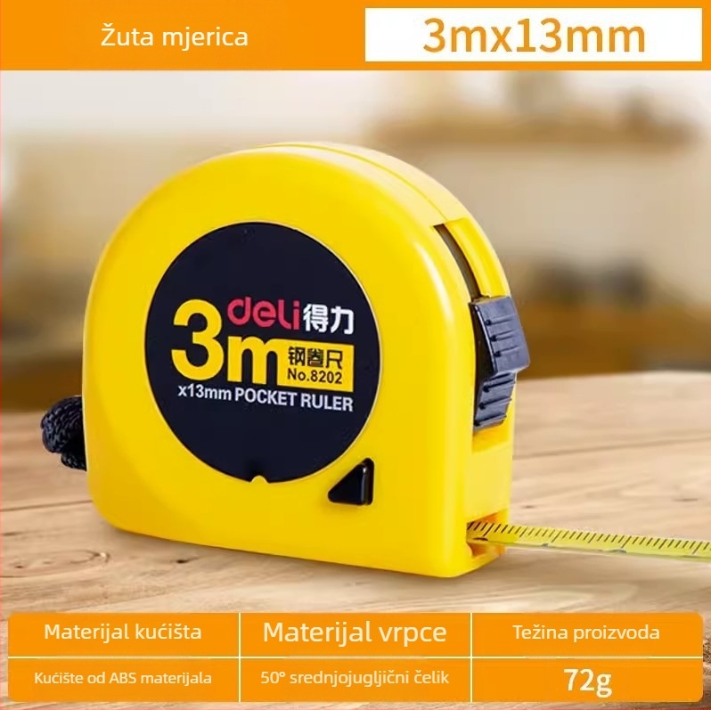 Deli čelična mjeračka traka, model Effective, raspon 1-50, Uvoz: Ne
