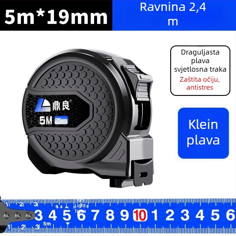 Mjerna traka s proširenim kućištem i debelim kućištem, visokoprecizno mjerenje, dvostruki kočioni mehanizam