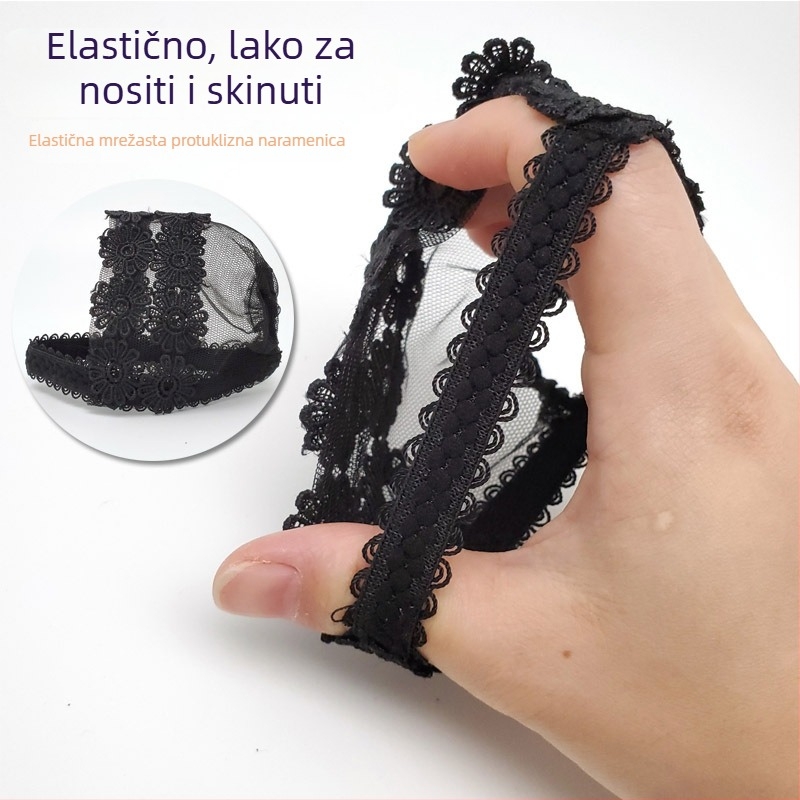 Zaštita za visoke pete protiv ispadanja s elastičnim vezicama za platnene cipele (proljeće) — Model: Other, Duljina vezice: 1