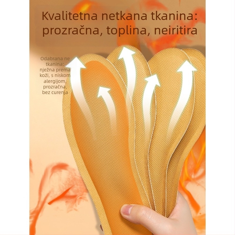 Samonagrađujuće uloške za cipele – 12-satno grijanje – mugwort za stopala – za muškarce, žene i djecu – cijela uloška