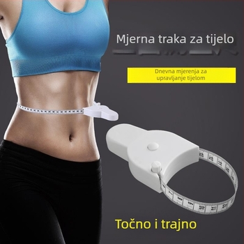 Mjerni pojas za opseg tijela, plastični, model TM220507C101, raspon mjerenja 150, pakiranje 200, za mjerenje tijela