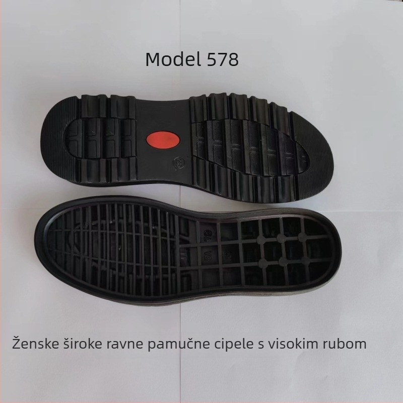 Gumeni zamjenski potplati za cipele, model 578, pogodni za tenisice, kožne cipele, svakodnevne, tople i radne cipele, prilagodljive, dnevni stil