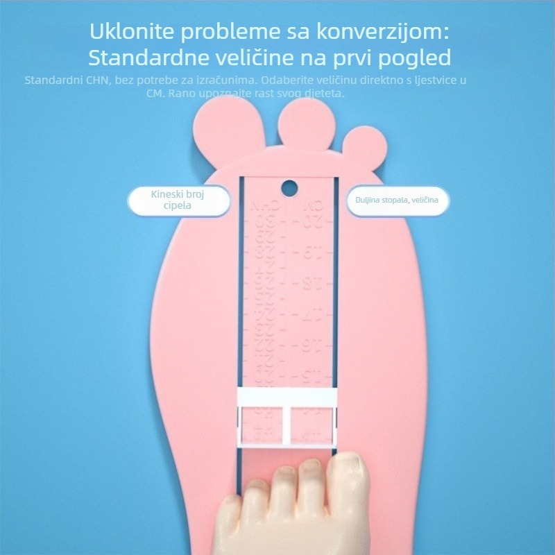 Uređaj za mjerenje stopala za djecu i odrasle, univerzalni alat za mjerenje veličine obuće, model Keka Tong; Marka Other; Domaći proizvod; Bez prilagodbi; Nije za prekogranični izvoz