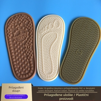 Meke gumene potplate za bebe i djecu, PVC potplate za tenisice i mokasine, protuklizne i otporne