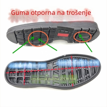 Meierjie Gobang Cipele Model 8073 – gumeni đon, svakodnevne i radne cipele za zimu, proljeće i jesen