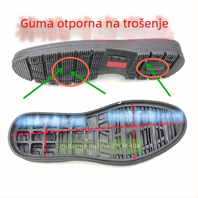 Meierjie Gobang Cipele Model 8073 – gumeni đon, svakodnevne i radne cipele za zimu, proljeće i jesen