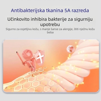 Dječji korektor disanja kroz usta — sprječava otvaranje usta tijekom sna, crtani stil, poliester vlakna