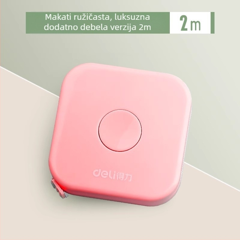 Deli mini mjerni metar – plastični, prijenosni za struk i visinu, modeli 79650, 79651, 8214, 79652, raspon mjerenja do 150 cm