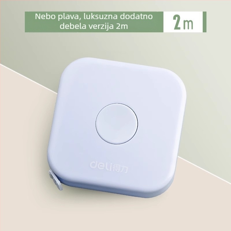 Deli mini mjerni metar – plastični, prijenosni za struk i visinu, modeli 79650, 79651, 8214, 79652, raspon mjerenja do 150 cm