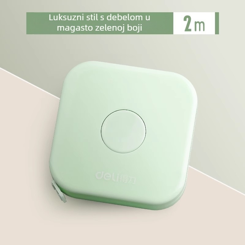 Deli mini mjerni metar – plastični, prijenosni za struk i visinu, modeli 79650, 79651, 8214, 79652, raspon mjerenja do 150 cm