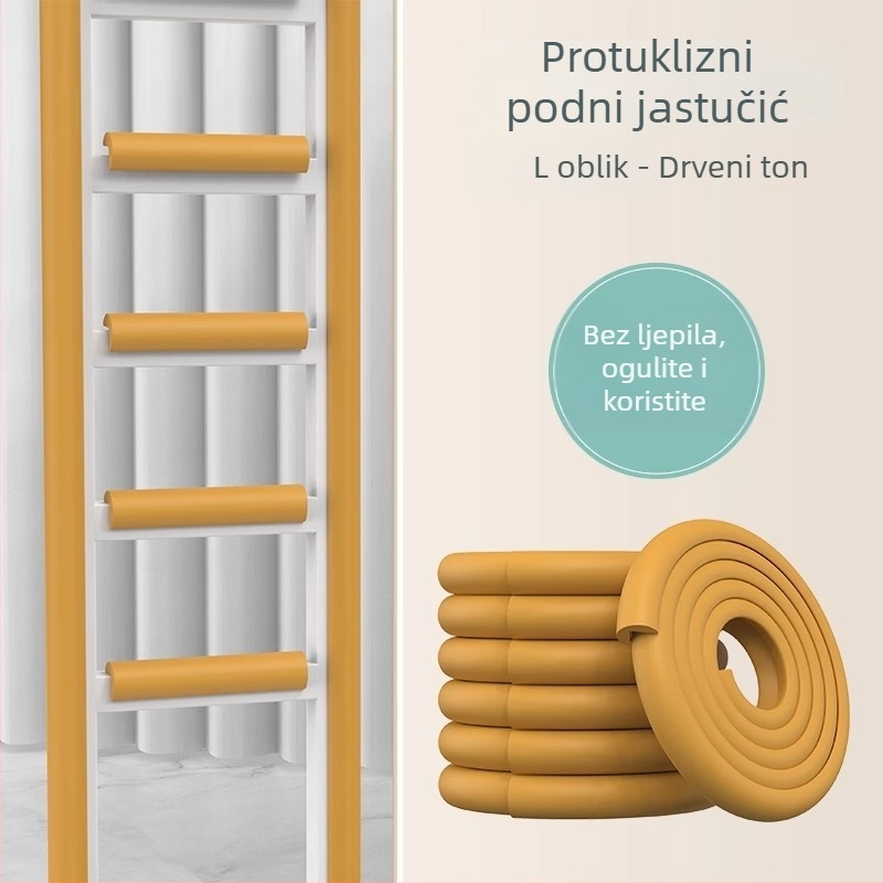 Studentski dom ljestve tepis s anti-slip jastučićima i pjenastom podlogom za ljestve i ograde — marka Friendly, materijal nbr, spavaća soba, moderan stil