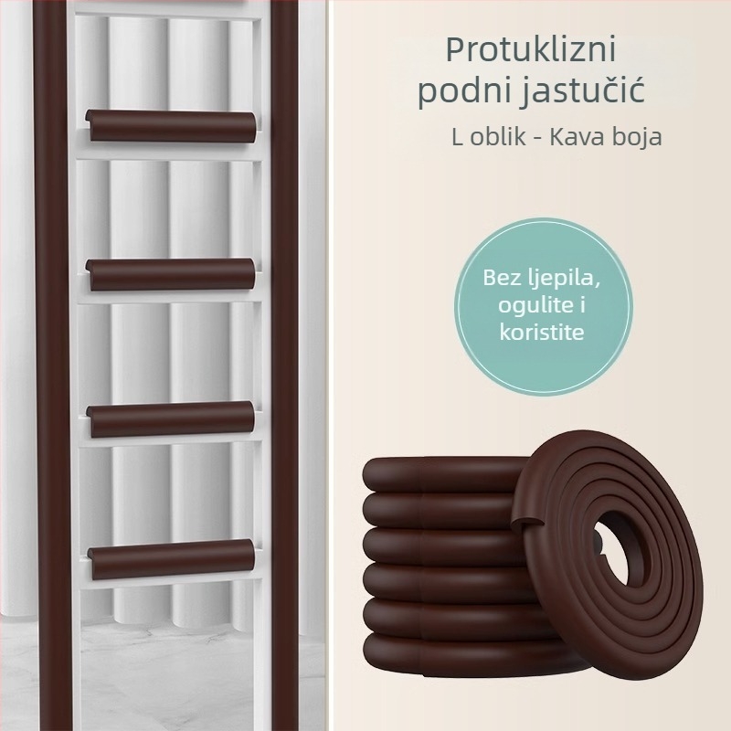 Studentski dom ljestve tepis s anti-slip jastučićima i pjenastom podlogom za ljestve i ograde — marka Friendly, materijal nbr, spavaća soba, moderan stil