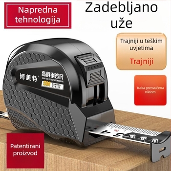 Pojačana čelična mjerač metra otpornost na padanje visoka preciznost duljine 3 m, 5 m, 7,5 m i 10 m