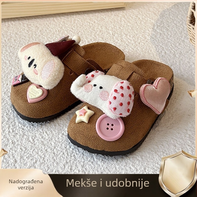 Dječje slip-on sandale za djevojčice s debelom potplatom i karikaturalnim motivom, 2025 proljeće–jesen