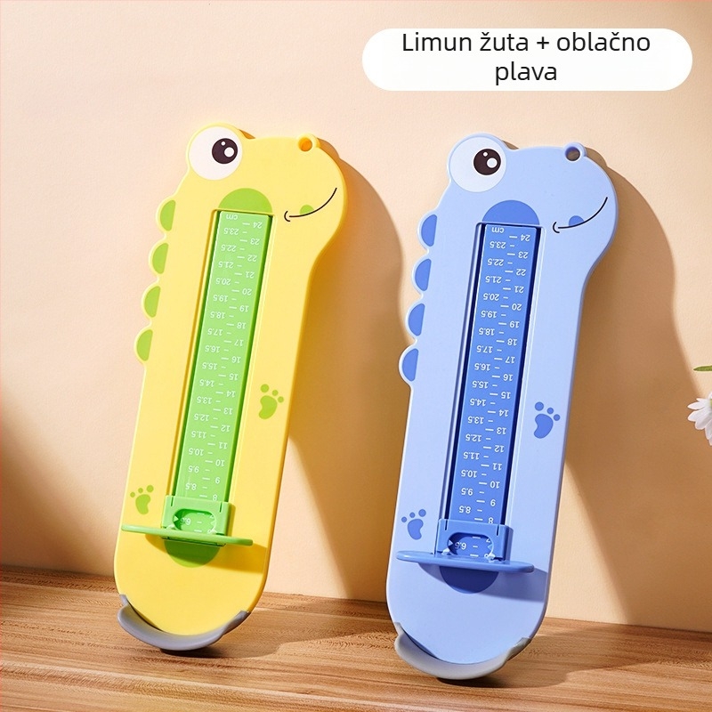 Mjerilo duljine stopala za djecu - ABS plast, uzrast 1–16 godina, standardno pakiranje