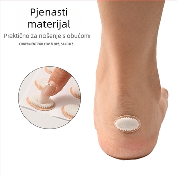 Ovalni pjenasti patch za petu i stopalo, protiv trenja, za visoke potpetice, šifra Hxb-168