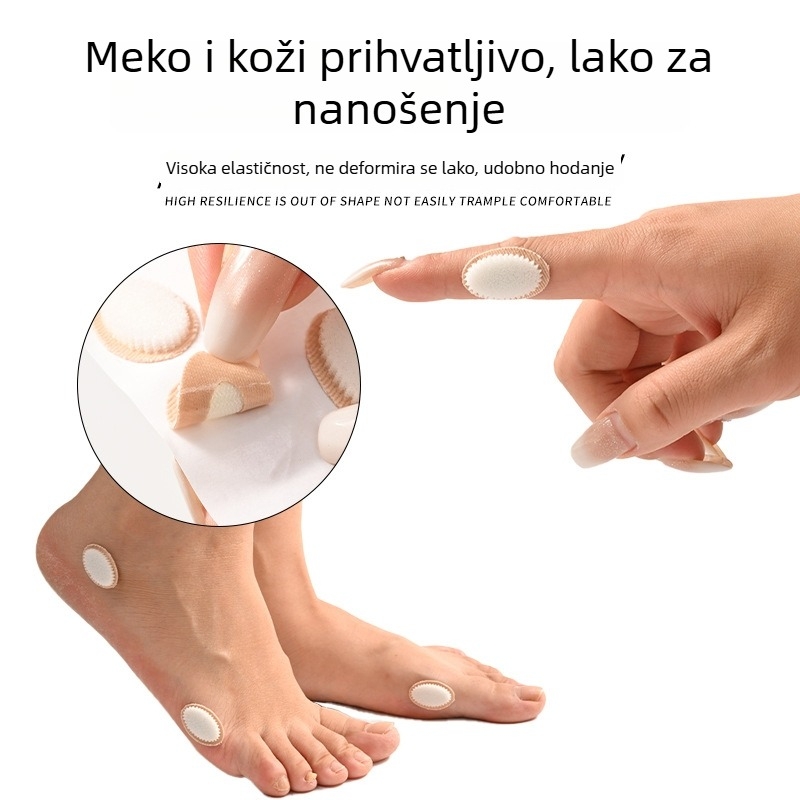 Ovalni pjenasti patch za petu i stopalo, protiv trenja, za visoke potpetice, šifra Hxb-168
