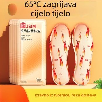 Jednokratni ulošci za grijanje stopala za zimu, protuklizni i dugotrajni topli ulošci