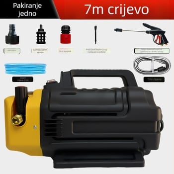 Jierson Novi prilagodljivi tlak za pranje automobila, kućni visokotlačni čistač, prijenosni