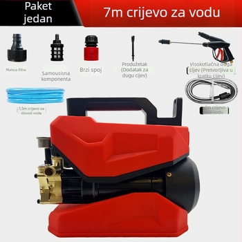 Jiepusen novi automobilni čistač s podesivim tlakom, prijenosni kućni visokotlačni čistač