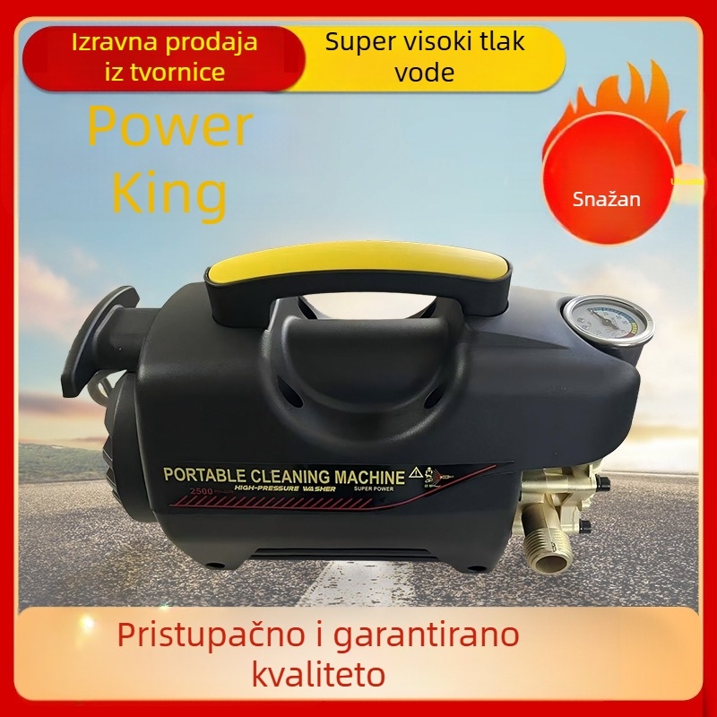 Visokotlačni stroj za pranje automobila SN-008, 220/110 V, 800 W, serijski motor, maksimalni tlak 8 MPa