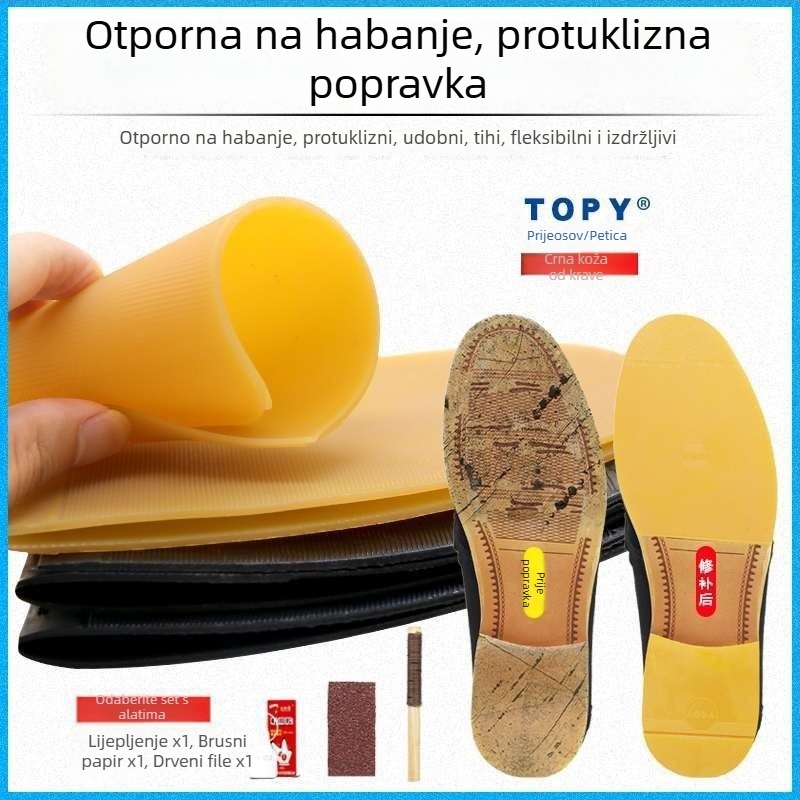 Podložak za protivklizanje prednjeg dijela za visoke pete, drveni materijal, otporan na habanje, tih