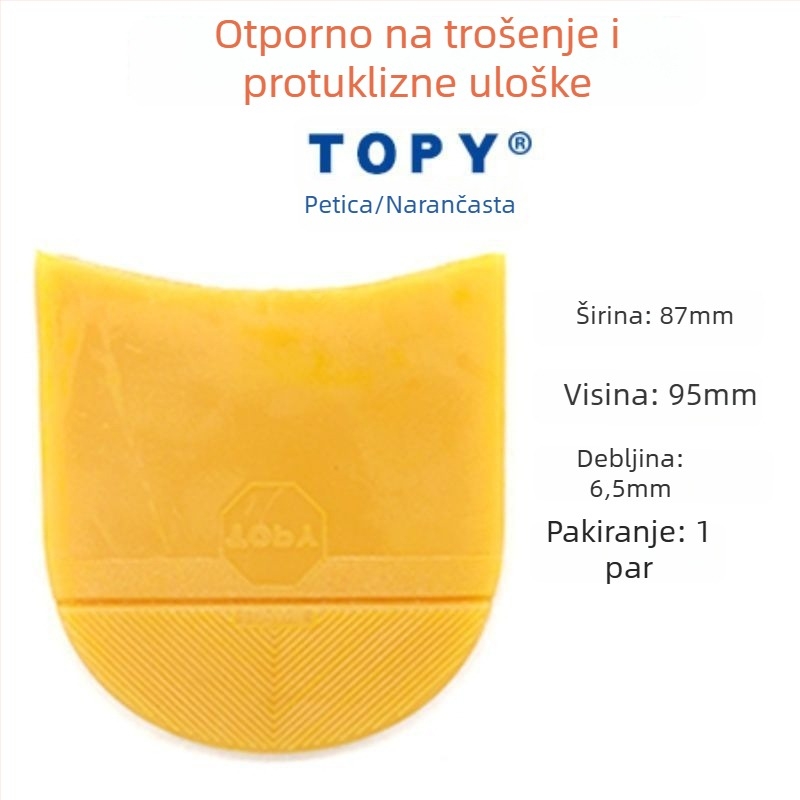 Podložak za protivklizanje prednjeg dijela za visoke pete, drveni materijal, otporan na habanje, tih