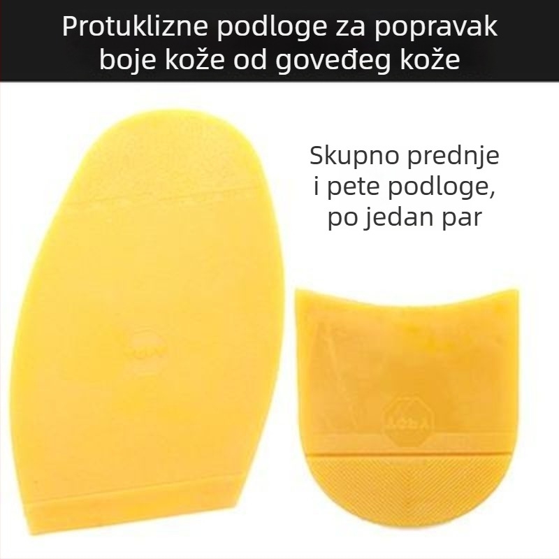 Podložak za protivklizanje prednjeg dijela za visoke pete, drveni materijal, otporan na habanje, tih