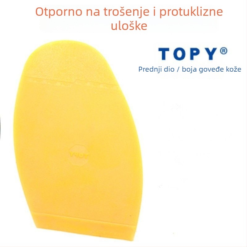 Podložak za protivklizanje prednjeg dijela za visoke pete, drveni materijal, otporan na habanje, tih