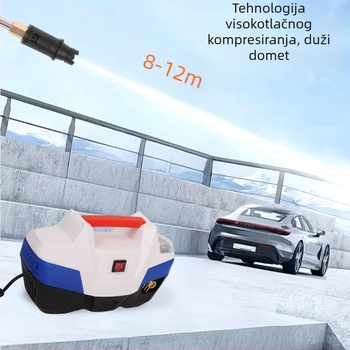 Prijenosna pumpa visokog tlaka za pranje automobila, 220V, kompaktna ručno držanje, 2400W, podesivi tlak
