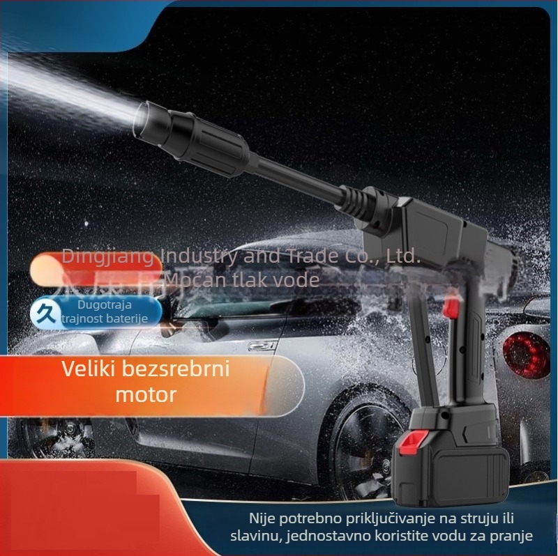 Xicheng Bežični visokotlačni čistač za automobile - prenosni s Li-ion baterijom, potpuno automatski